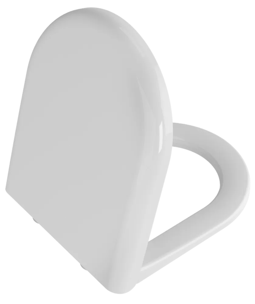 Сиденье для унитаза VitrA Zentrum, круглое белое дюропласт, с микролифтом