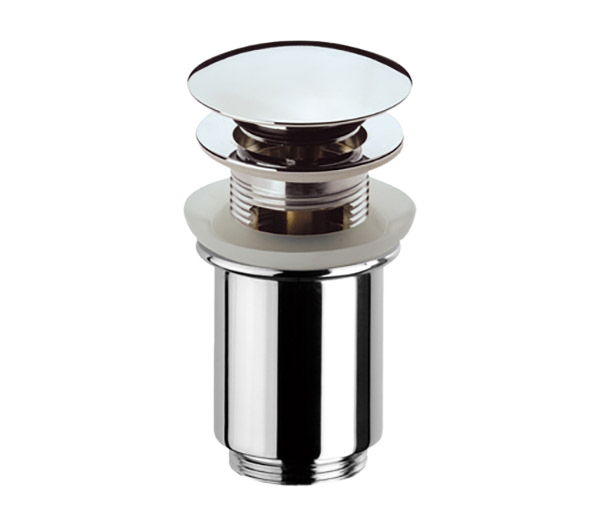 Донный клапан click-clack, с переливом 1 1/4" Remer 905CC114, хром