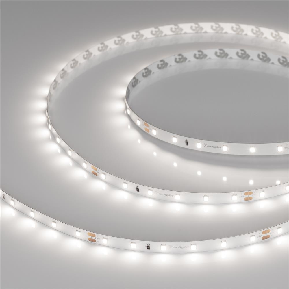 Светодиодная лента Arlight UL-A60-8mm 24V Day5000 (4.8 W/m, IP20, 5m)