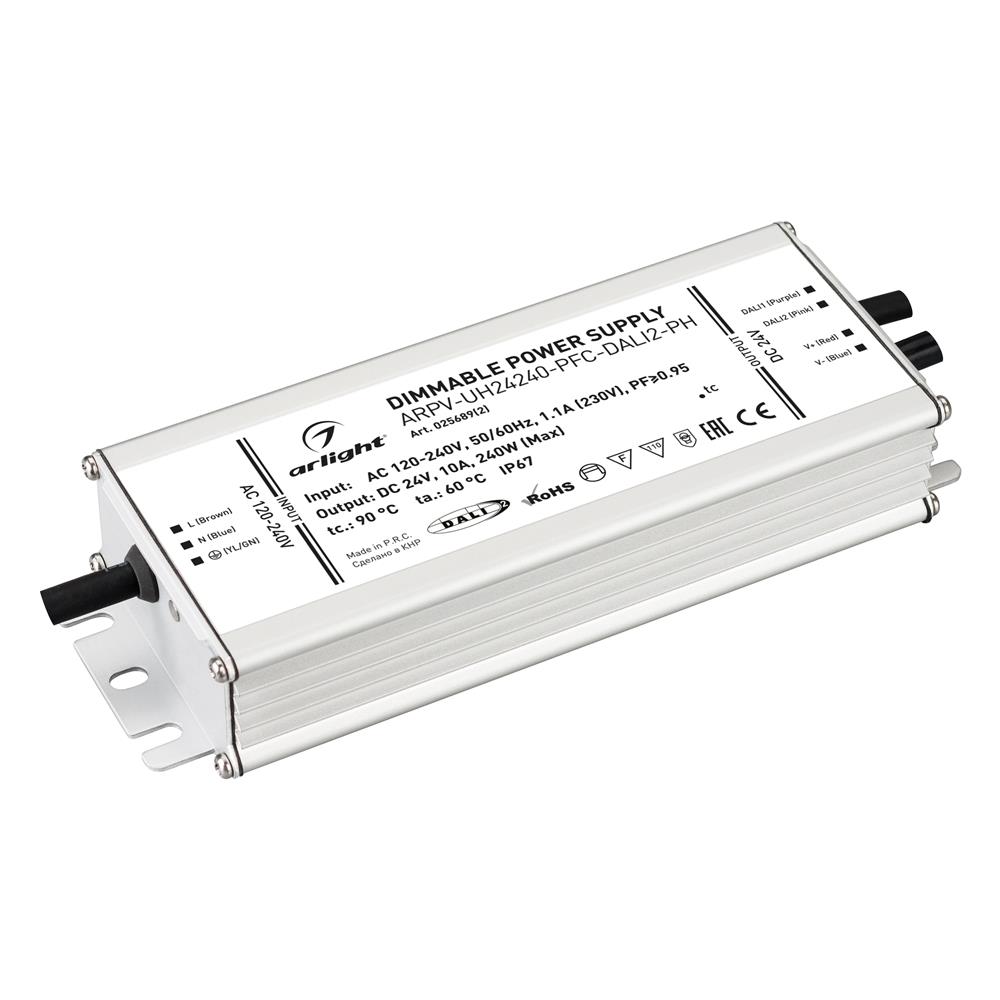 Блок питания Arlight ARPV-UH24240-PFC-DALI2-PH (24V, 10.0A, 240W)