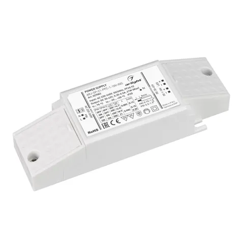 Блок питания Arlight ARJ-SP-21-PFC-1-10V-INS (21W, 350-500mA)