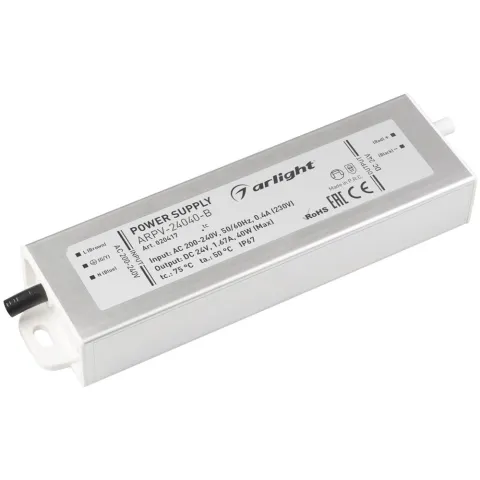 Блок питания Arlight ARPV-24040-B (24V, 1.7A, 40W)