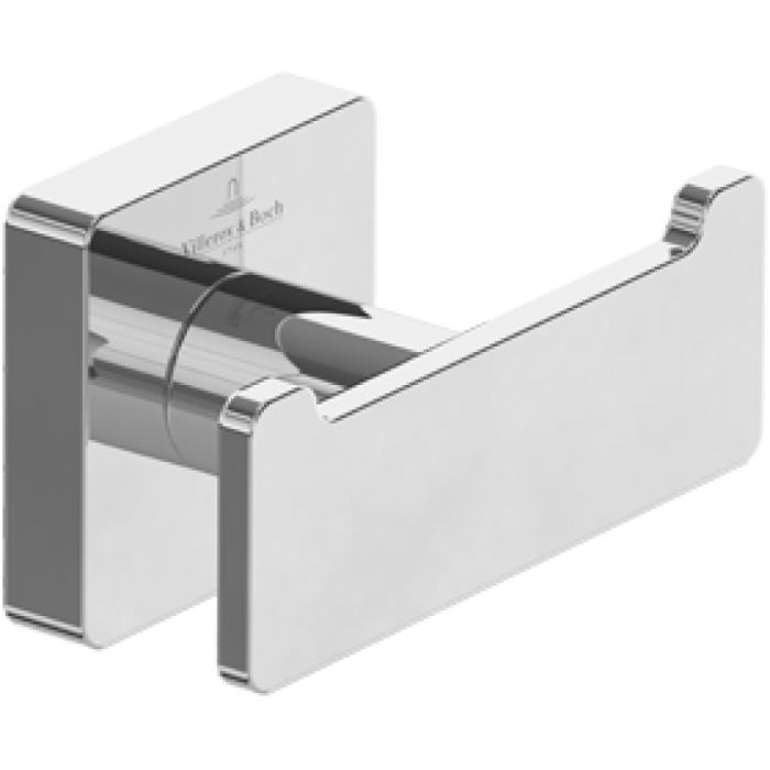 Крючок для полотенец двойной Villeroy & Boch Elements-Striking, хром