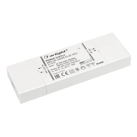 Блок питания Arlight ARV-SP-24090-FLAT-PFC (24V, 3.75A, 90W)