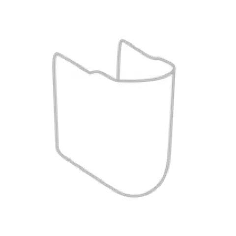 Полупьедестал Villeroy & Boch O.novo, 225 x 320 x 290 мм, альпийский белый