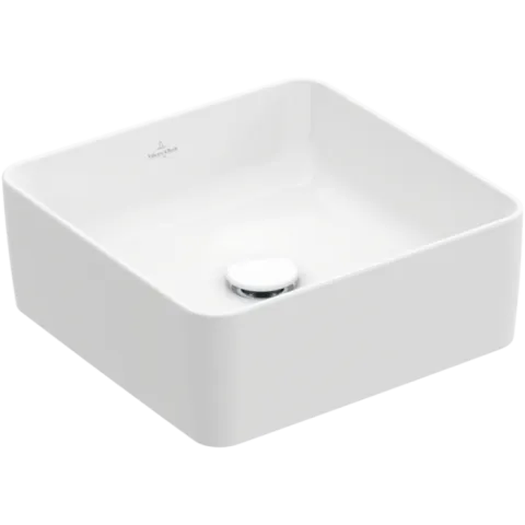 Раковина накладная Villeroy & Boch Collaro 38 x 38 см, альпийский белый