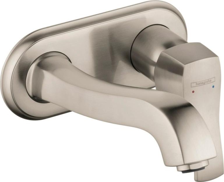 Смеситель для раковины Hansgrohe Metris Classic, шлифованный никель