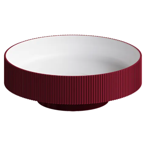 Раковина накладная Ø40 см ArmadiArt Sole Corian