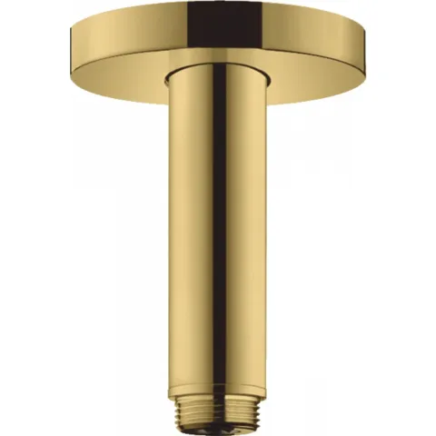 Потолочное подсоединение Hansgrohe S, 100 мм, полированное золото