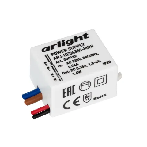 Блок питания Arlight ARJ-KE04350-MINI (1.4W, 350mA)