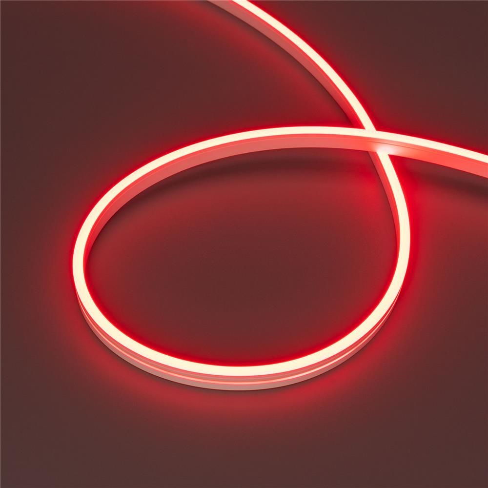 Светодиодная лента герметичная Arlight MOONLIGHT-SIDE-A168-4x10mm 24V Red (7.2 W/m, IP65, 5m, wire x2)