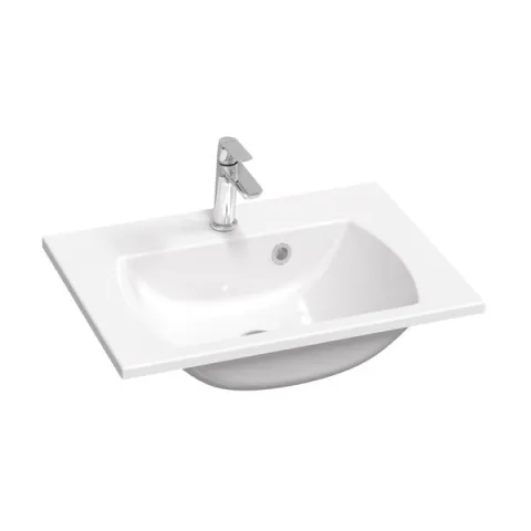 Умывальник RAVAK Classic II Slim 600 белый с отверстиями