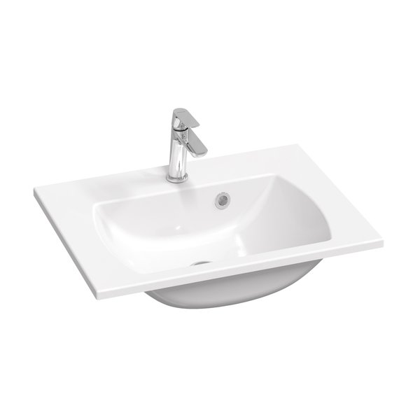 Умывальник RAVAK Classic II Slim 800 белый с отверстиями
