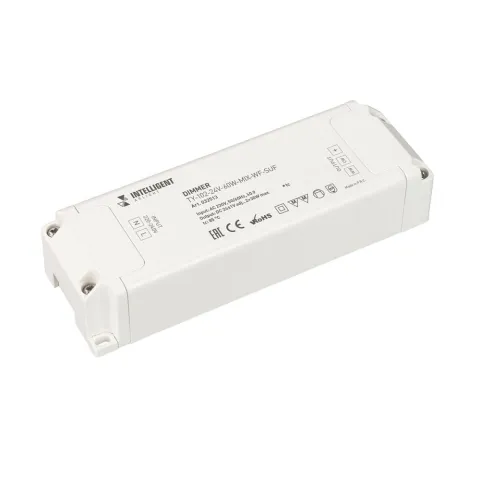 Диммер Arlight TY-102-24V-60W-MIX-WF-SUF (230V, WIFI, 433MHz, 2x1.25A)