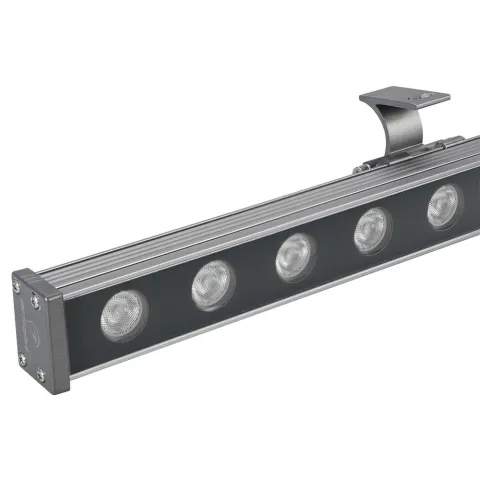 Светодиодный прожектор Arlight AR-LINE-1000M-24W-24V RGB (Grey, 30 deg, DMX512)