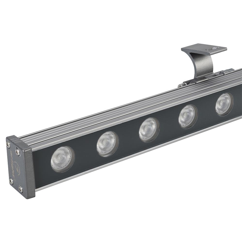 Светодиодный прожектор Arlight AR-LINE-1000M-24W-24V RGB (Grey, 30 deg, DMX512)