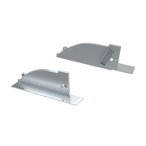 Заглушка для Arlight ALM-ARC-SIDE серая левая с отверстием