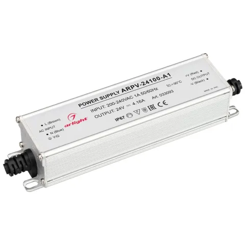 Блок питания Arlight ARPV-24100-A1 (24V, 4.16A, 100W)