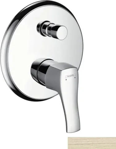Смеситель для ванны Hansgrohe Metris Classic, шлифованный никель