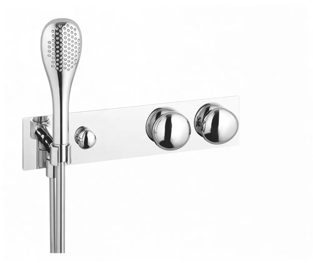 Встроенный смеситель VitrA Istanbul для ванны и ручным душем, хром