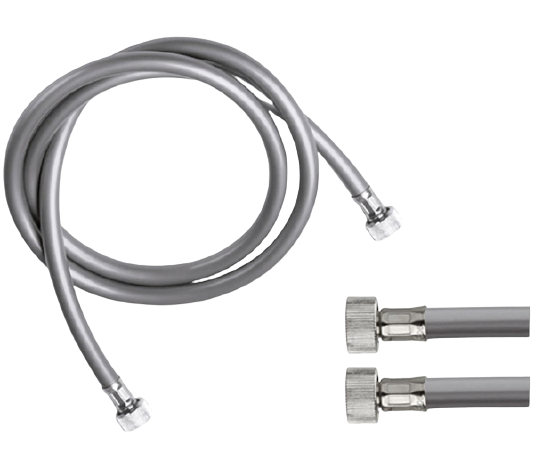 Шланг для душа PVC цвета серый металлик 120см Remer 332MT120, хром