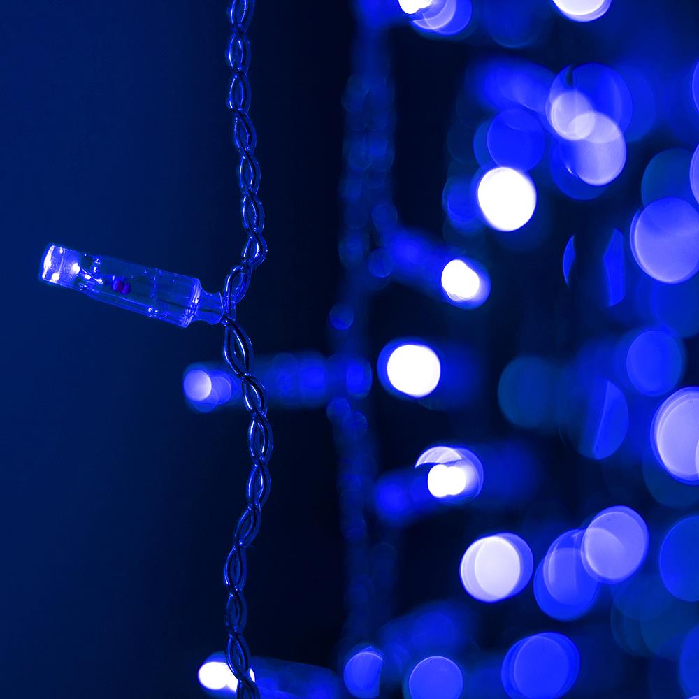 Светодиодная гирлянда Ardecoled ARD-CURTAIN-CLASSIC-2000x3000-CLEAR-760LED Blue (230V, 60W)