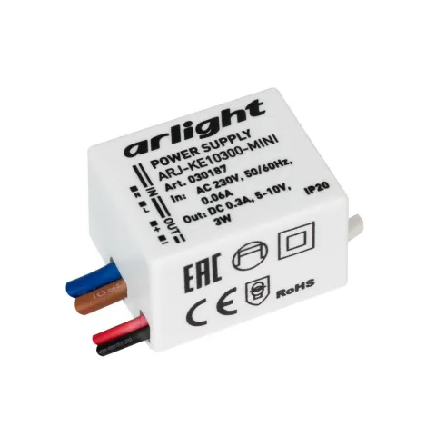 Блок питания Arlight ARJ-KE10300-MINI (3W, 300mA)