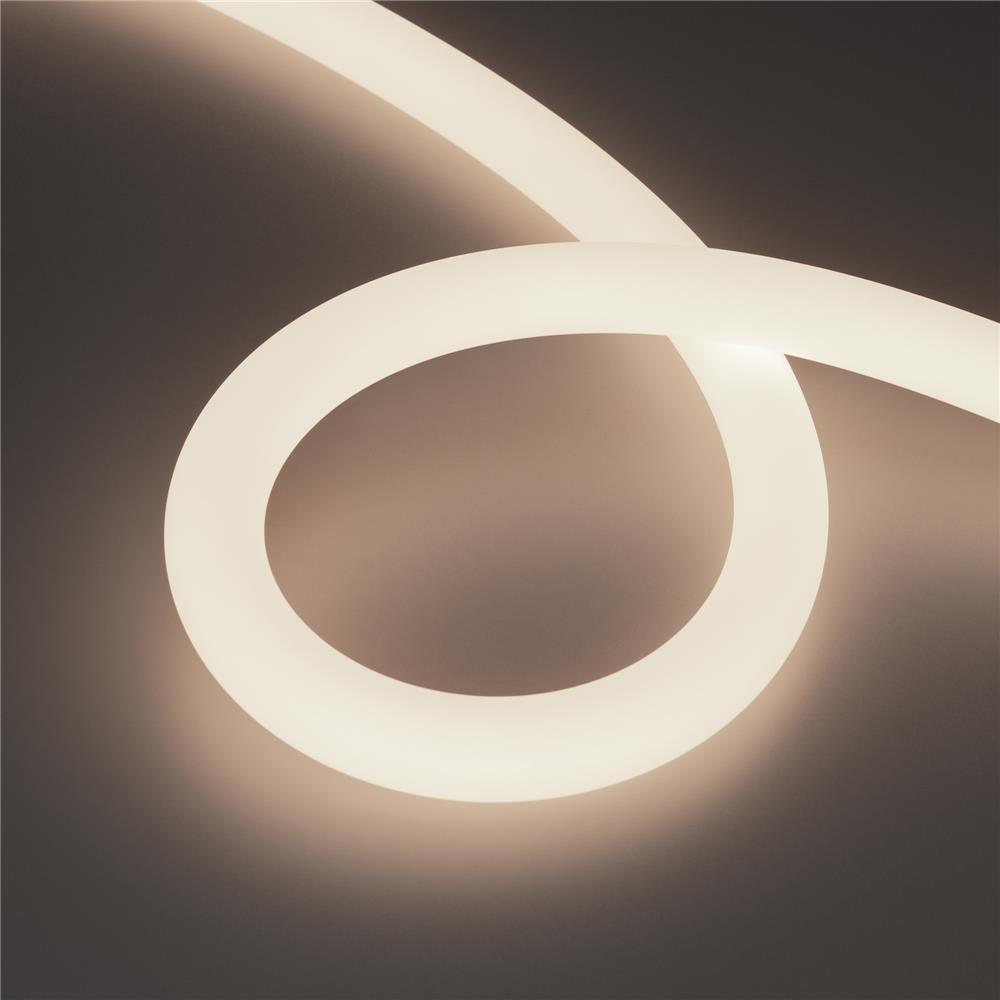 Светодиодная лента герметичная Arlight MOONLIGHT-TOP-A336-D25mm 24V Day4000 360deg (14.4 W/m, IP65, 2835, 5m, wire x2)