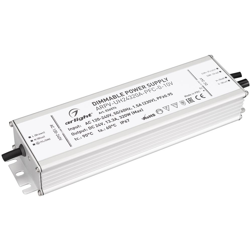 Блок питания Arlight ARPV-UH24320A-PFC-0-10V (24V, 13.3A, 320W)