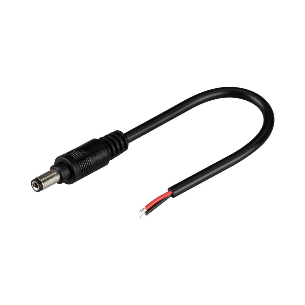 Коннектор выводной Arlight DC-MONO-2PIN-L150-M (JACK 5.5, LOCK)