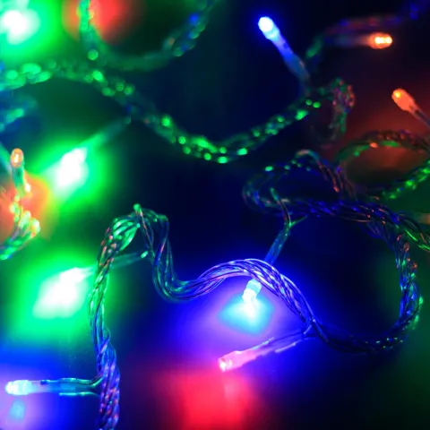 Светодиодная гирлянда Ardecoled ARD-STRING-HOME-5000-CLEAR-50LED-LIVE RGB (230V, 3.5W)