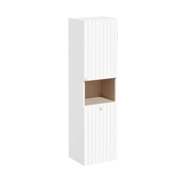 Пенал VitrA Root Groove 40 см, правосторонний, матовый белый