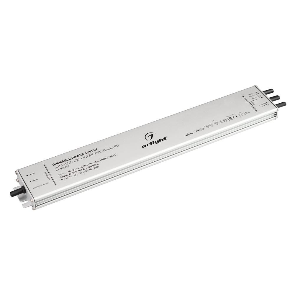 Блок питания Arlight ARPV-LG24400-LINEAR-PFC-DALI2-PD (24V, 16.7A, 400W)