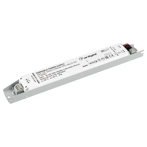 Блок питания Arlight ARV-SP-24060-LINEAR-PFC-DALI2-PD (24V, 2.5A, 60W)