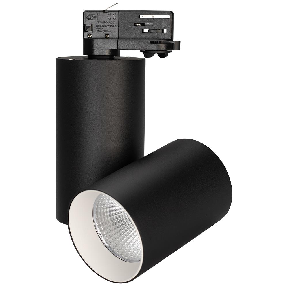 Светильник Arlight SP-POLO-TRACK-TURN-R85-15W Day4000 (BK-WH, 40 deg)