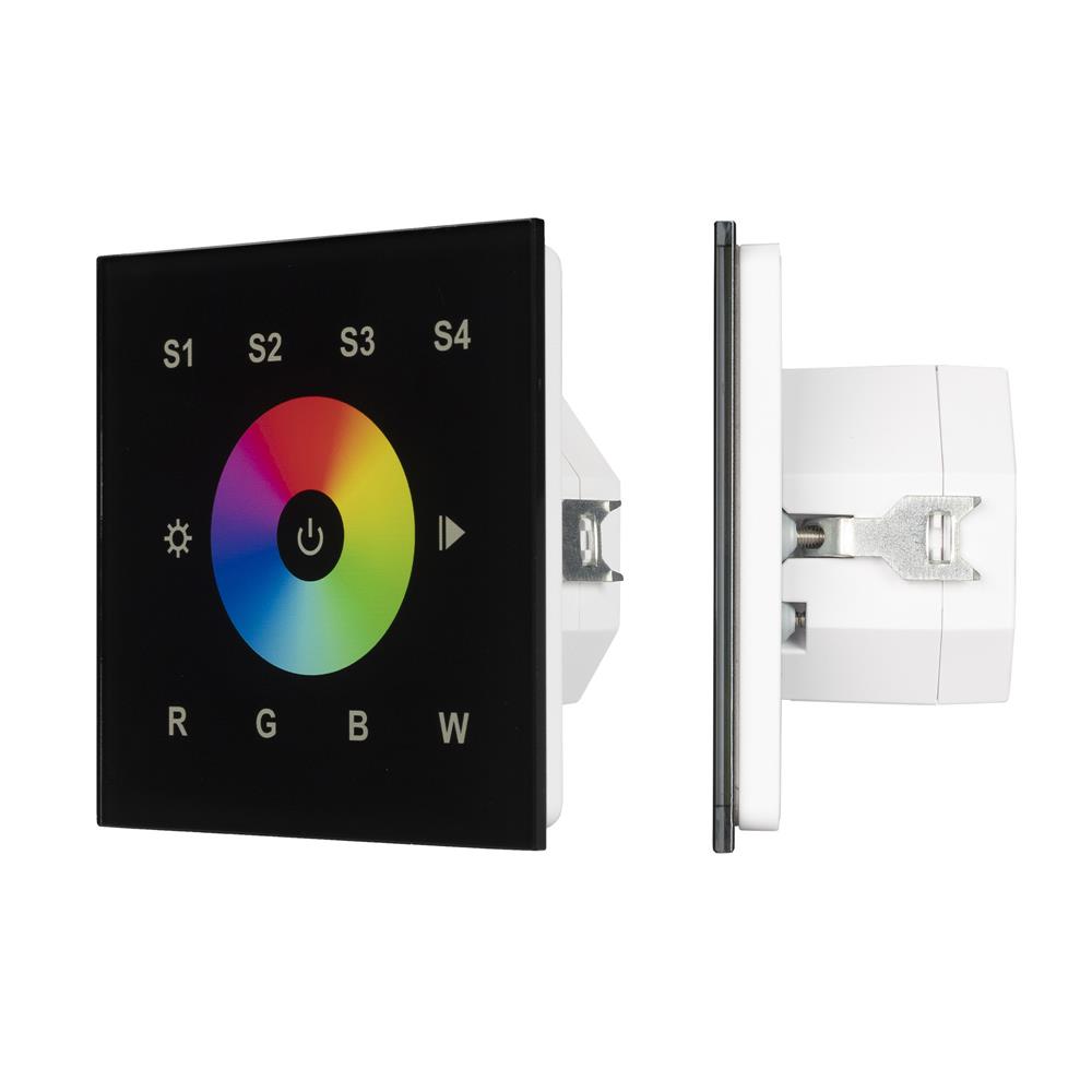 Сенсорная панель Arlight DALI-901-11-1G-4SC-RGBW-DT8-IN Black (BUS/230V)