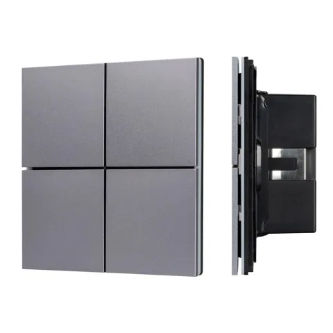 Кнопочная панель Arlight KNX-304-23-IN Grey (BUS, Frameless)