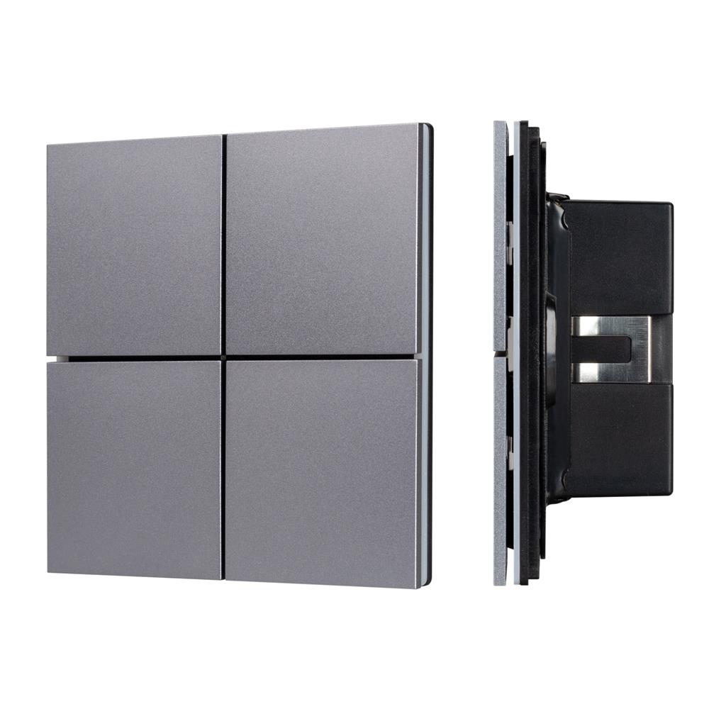 Кнопочная панель Arlight KNX-304-23-IN Grey (BUS, Frameless)