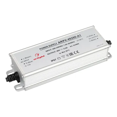 Блок питания Arlight ARPV-48200-A1 (48V, 4.2A, 200W)
