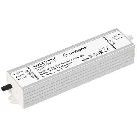 Блок питания Arlight ARPV-12060-B (12V, 5.0A, 60W)