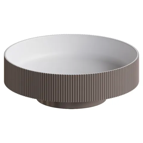 Раковина накладная Ø40 см ArmadiArt Sole Corian