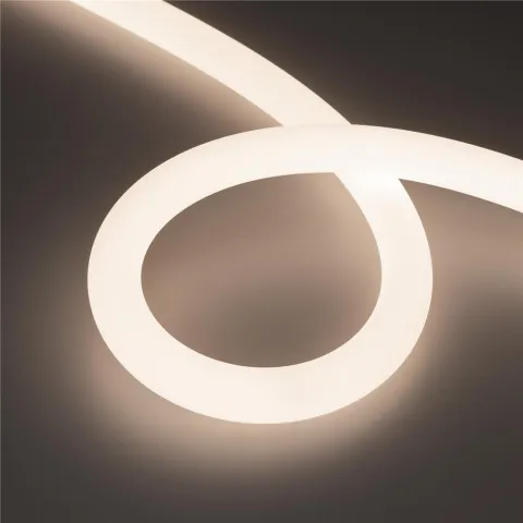 Светодиодная лента герметичная Arlight MOONLIGHT-SIDE-FP-X1088-D25mm 24V Day4000 (20 W/m, IP65, 5m, wire x1)