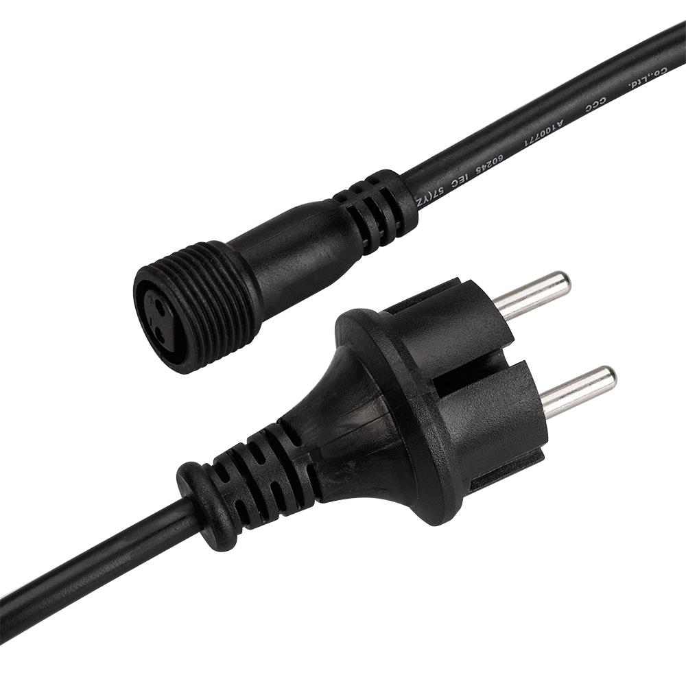 Шнур питания Ardecoled ARD-PRO-BALL-LIVE-1.5M Black (230V, 1.6A)