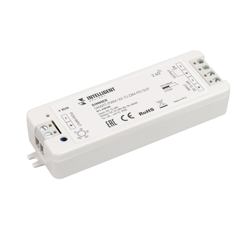 Диммер Arlight SMART-PWM-101-72-DIM-PD-SUF (12-48V, 1x8A, SS, 2.4G)