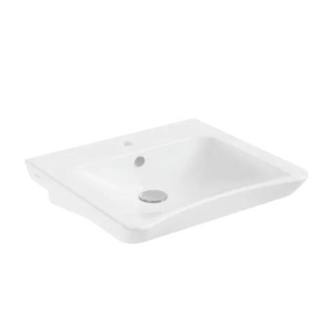 Раковина VitrA Conforma, 60 x 55 см, белая, антибактериальное покрытие Hygiene, белый