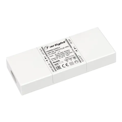 Блок питания Arlight ARV-SP-24012-FLAT-PFC (24V, 0.5A, 12W)