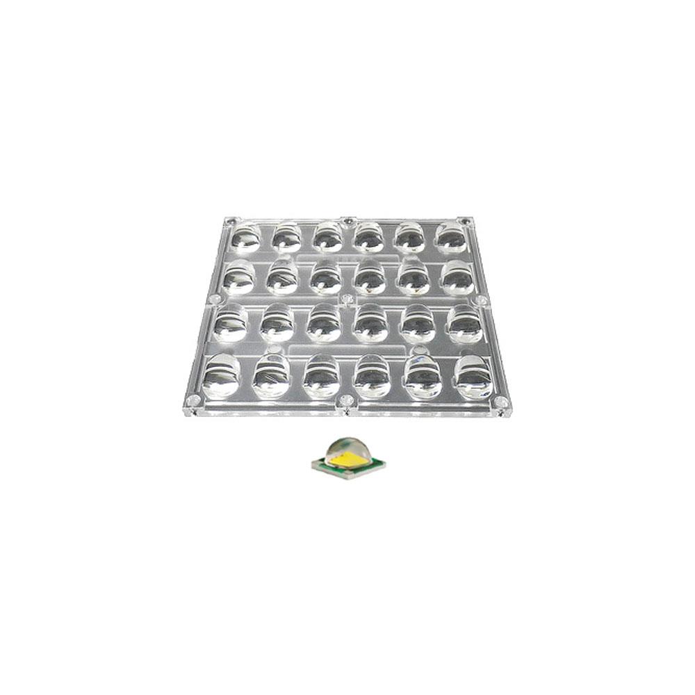 Блок линз Arlight 24BST-E (130x65°, 24x LED) (Turlens, -)