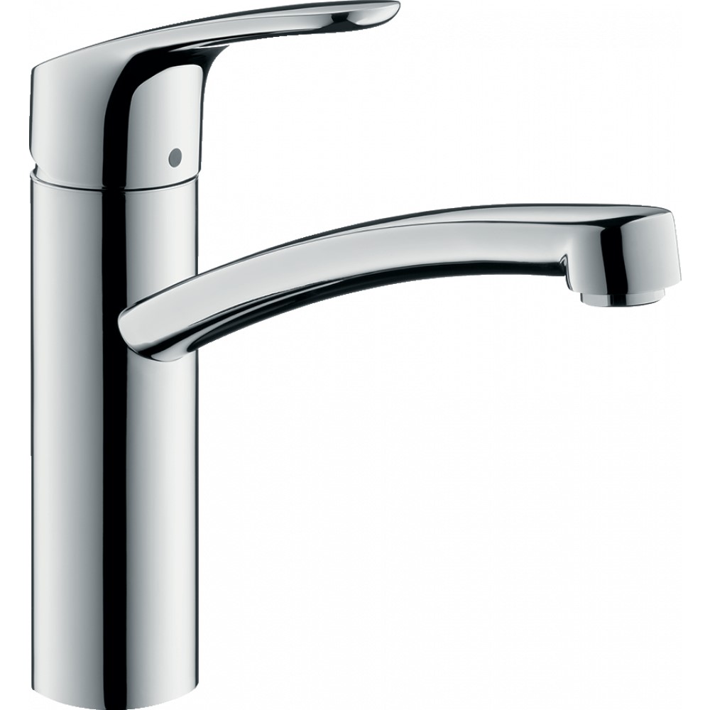 Смеситель Hansgrohe Focus для кухонной мойки с поворотным изливом, хром