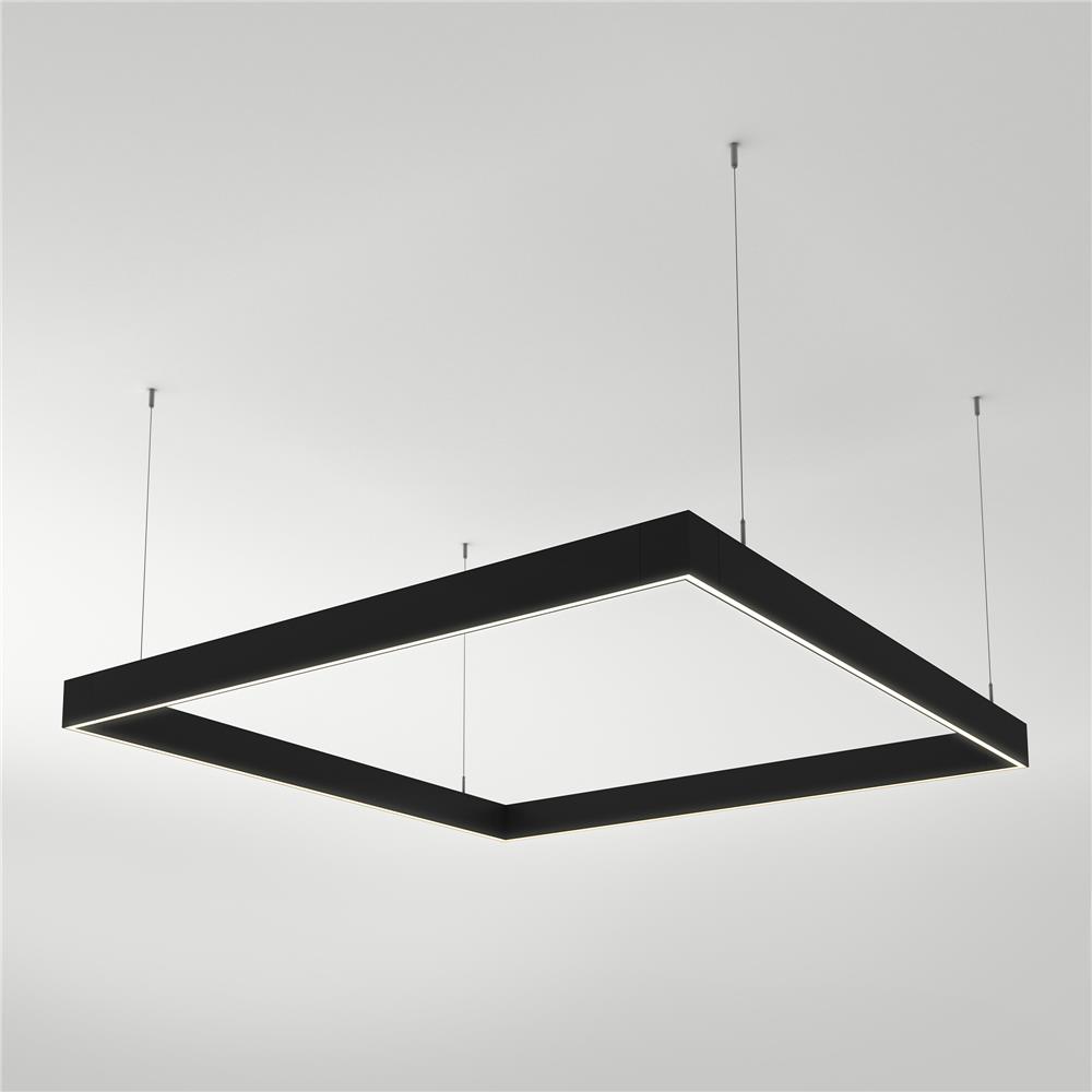Светильник Arlight ALT-LINEAIR-QUADRAT-FLAT-UPDOWN-DIM-1375-170W Warm3000 (BK, 100 deg, 230V)