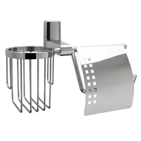 Держатель туалетной бумаги и освежителя WasserKRAFT Leine K-5059, хром